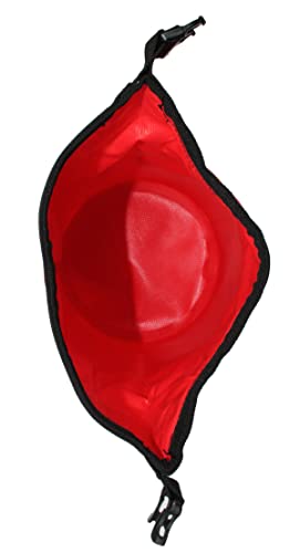 Aquapac first aid kit bag in red easily spotted from afar in emergencies.