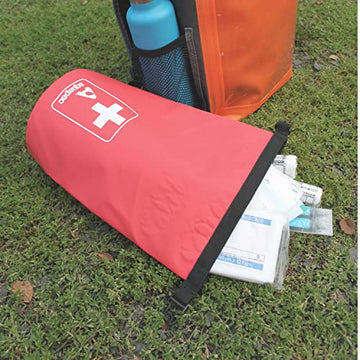 Aquapac waterproof bag floats, protecting contents during splashes and drops.