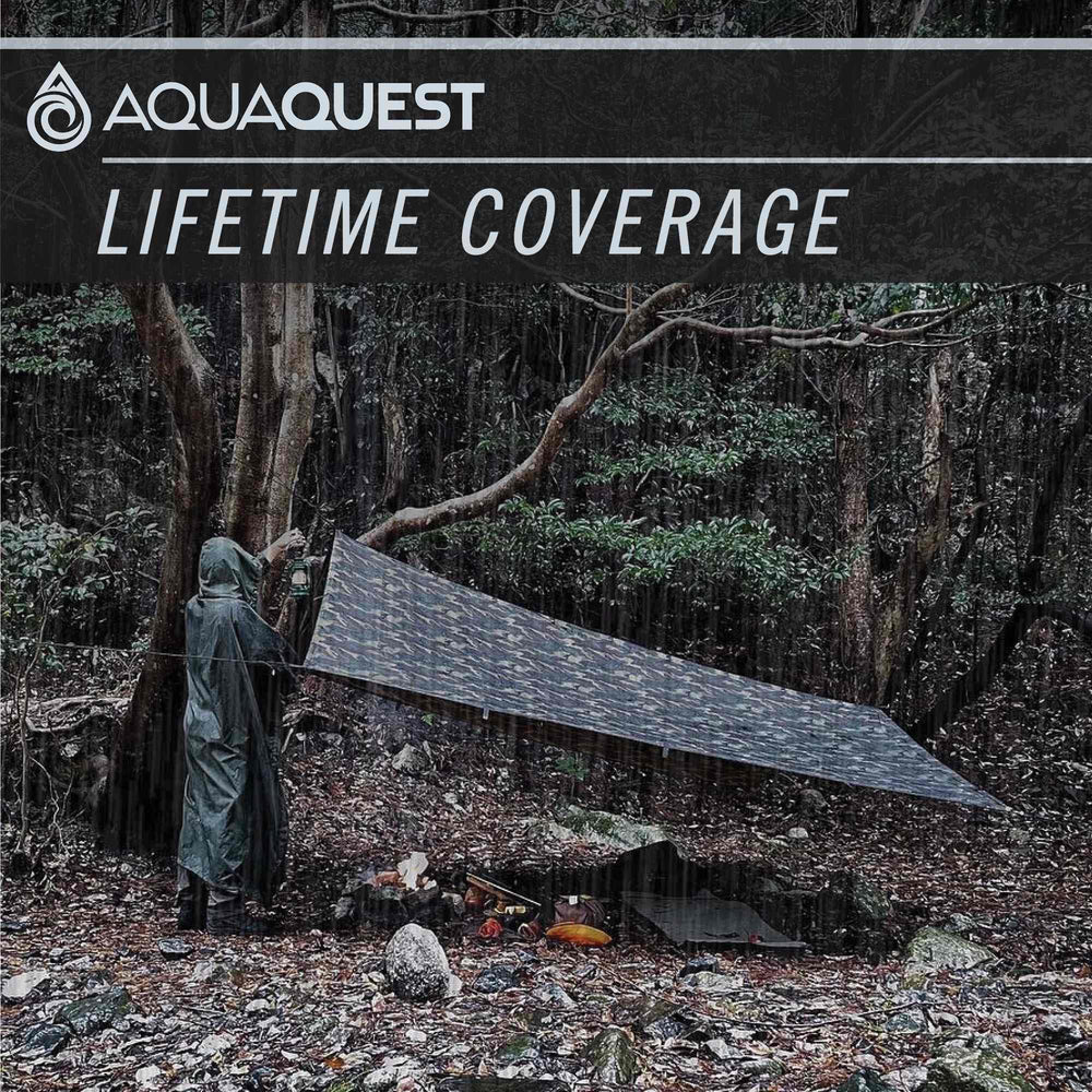 AquaQuest Defender Tarp packs compactly into its stuff sack