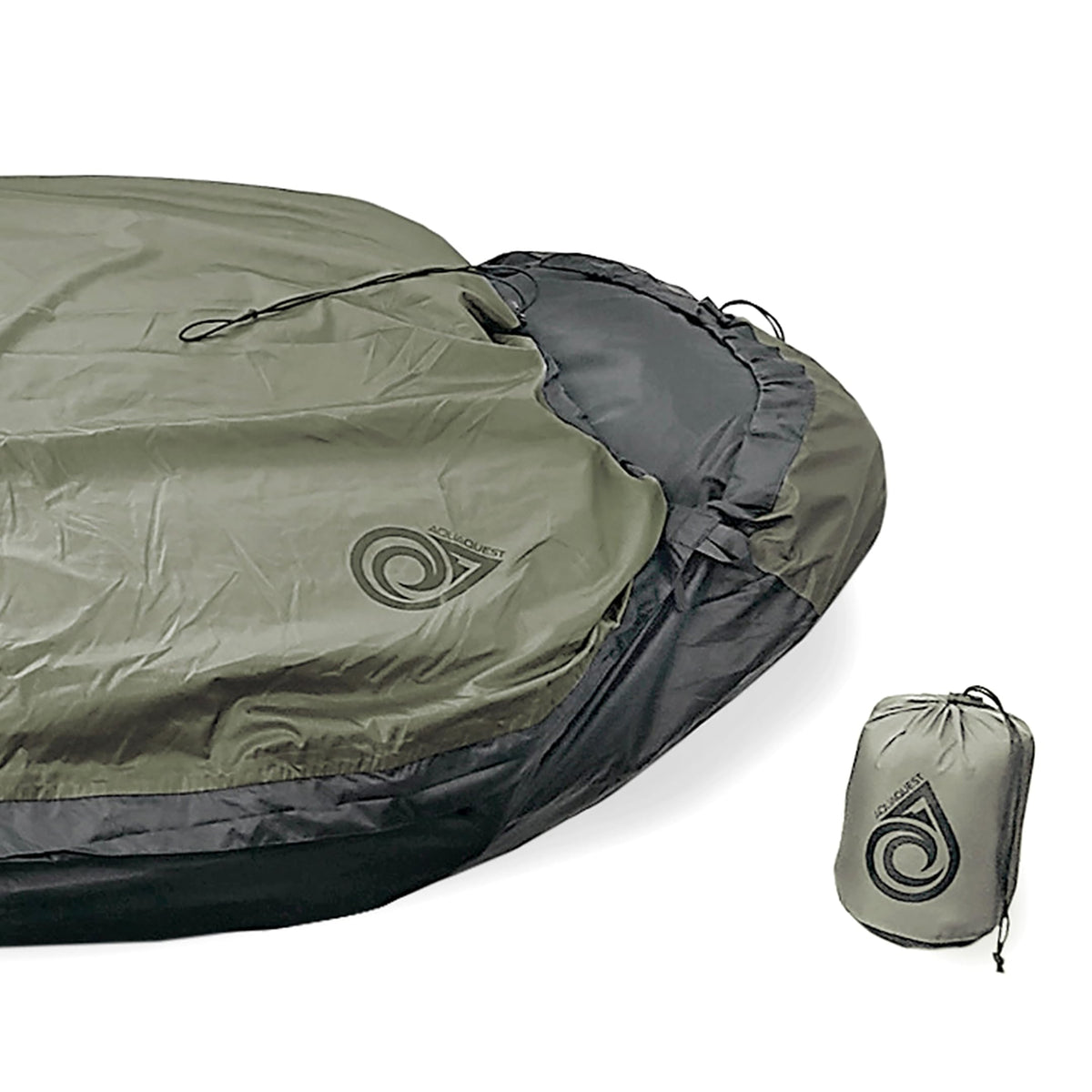 AquaQuest Pharaoh Bivy Sack outer shell protects sleeping gear in wet conditions