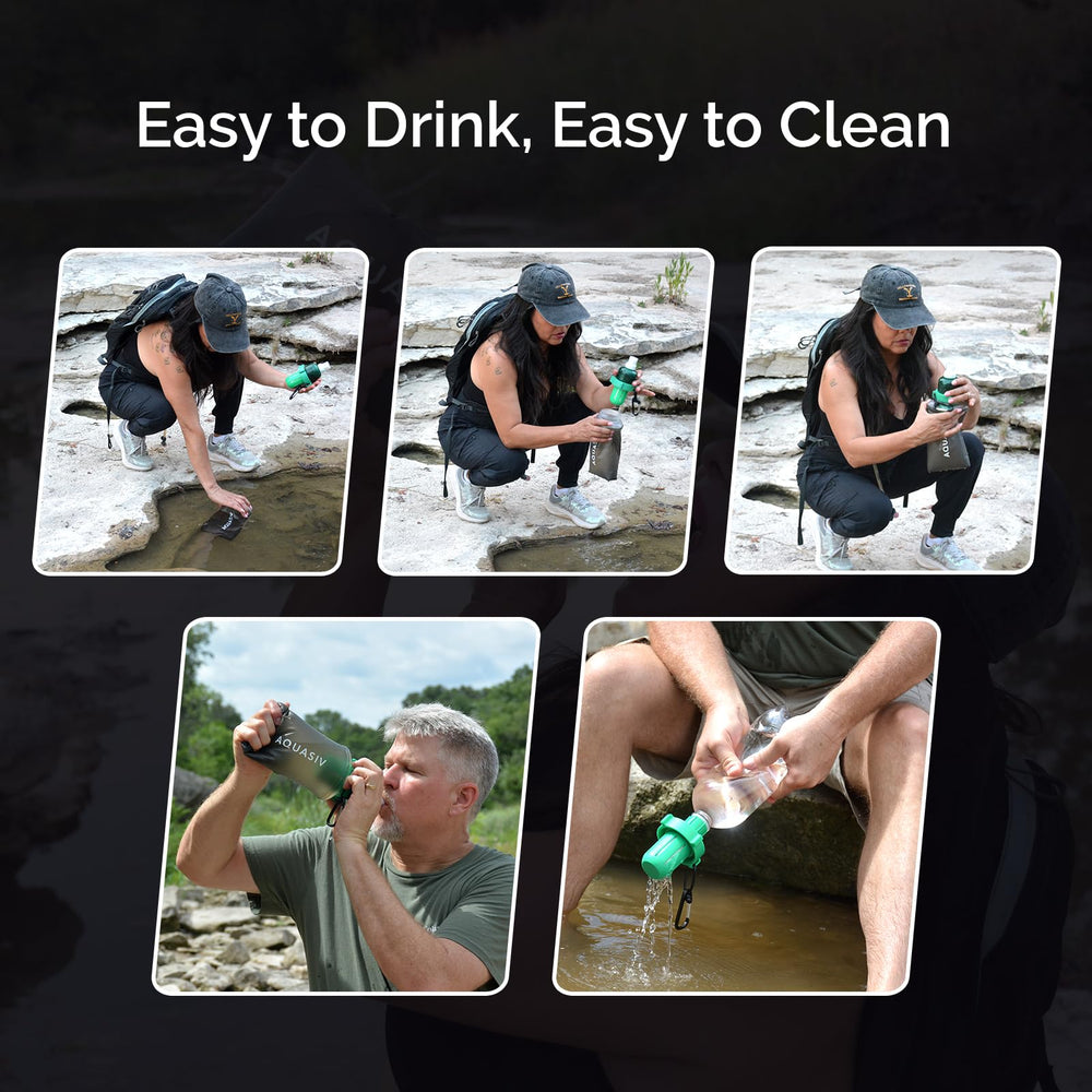 AQUASIV backwashing mechanism for easy maintenance