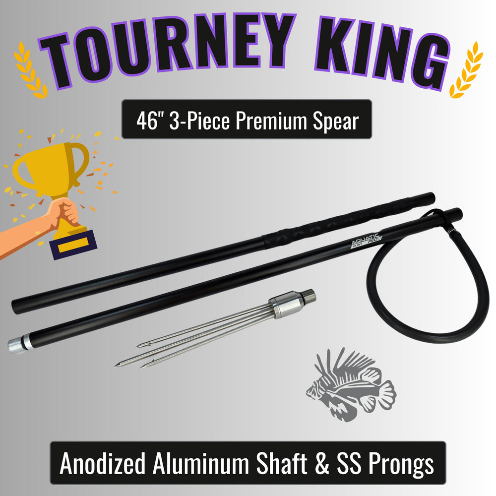 Aquatic Hunt Tourney King travel case shows easy transport and storage.