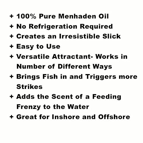 Aquatic Nutrition Menhaden Oil Mojo coat lures for increased strike opportunities.
