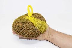 Mojo Dry chumbag close-up emphasizes real fish and shrimp content in the blend.