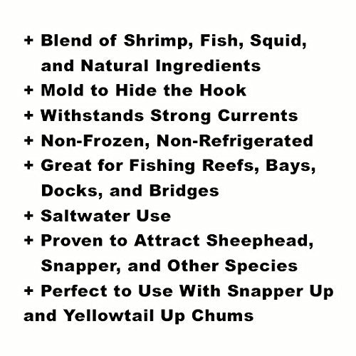 Protects bait from Filefish with moldable wrapping.