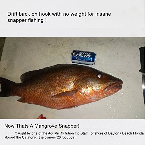 Pairs with Snapper Up chum to attract fish closer.
