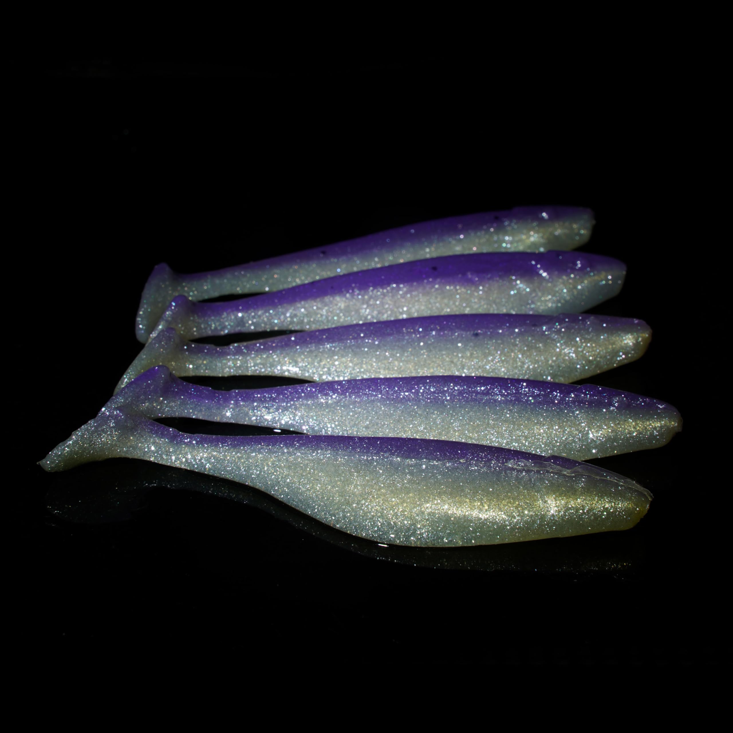 Aquatic Nutrition Q8 Super Bait-Paddle Tail Purple Haze packaging image for redfish