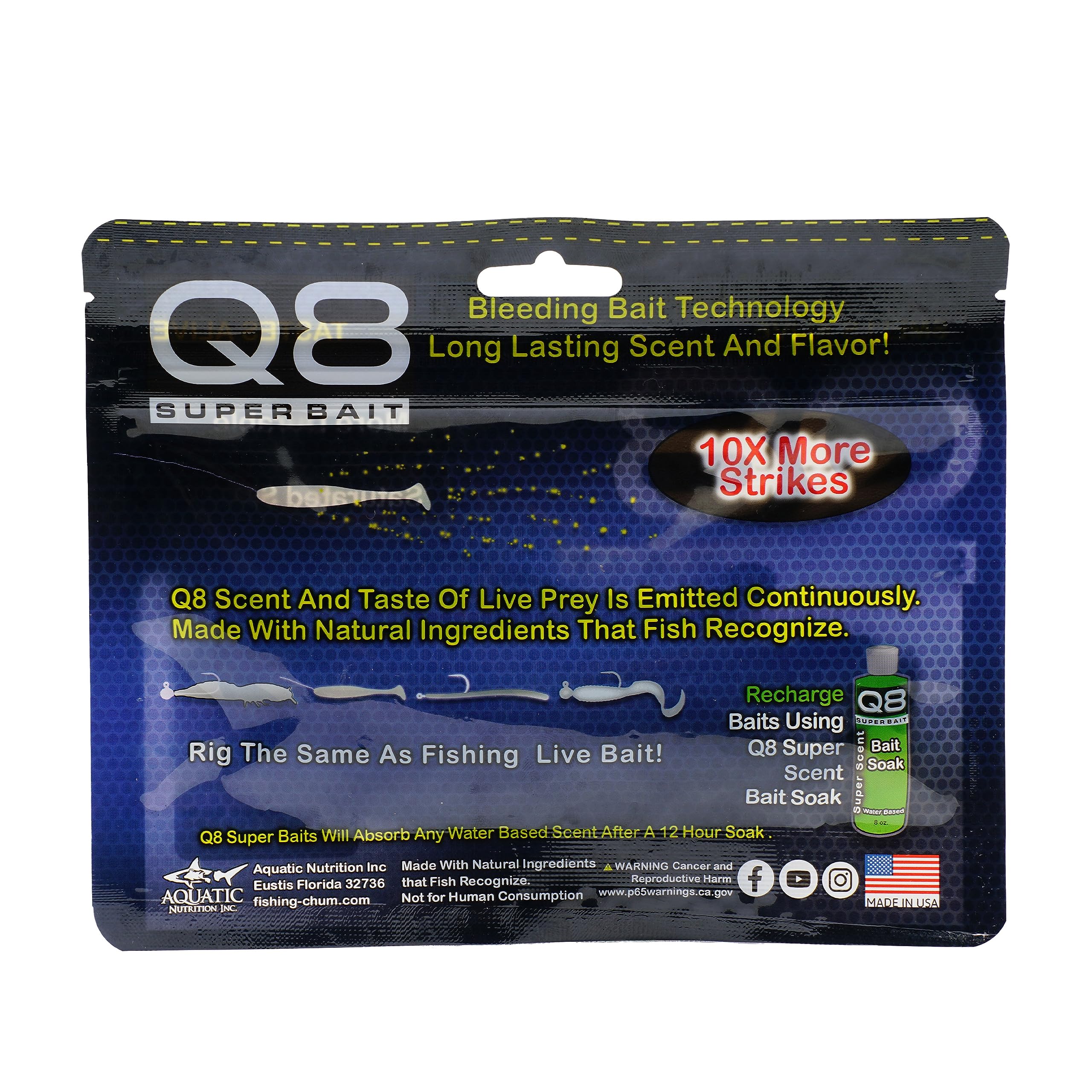 Aquatic Nutrition Q8 Super Bait close-up of scented texture