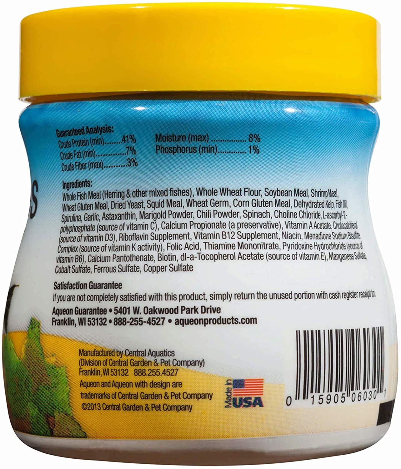 Aqueon Tropical Flakes 0.45oz pack, ready-to-use daily nutrition for tropical fish.