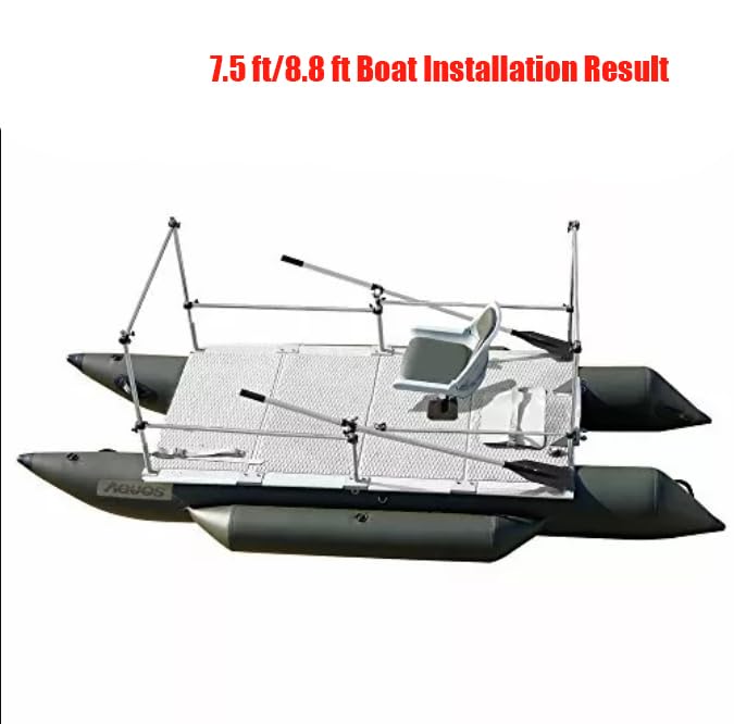 AQUOS Guard Bar with detachable rod holders enables quick fishing rod changes.