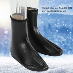 AQUR2020 PU Leather Muslim Socks easy-on-off zipper for quick changes.