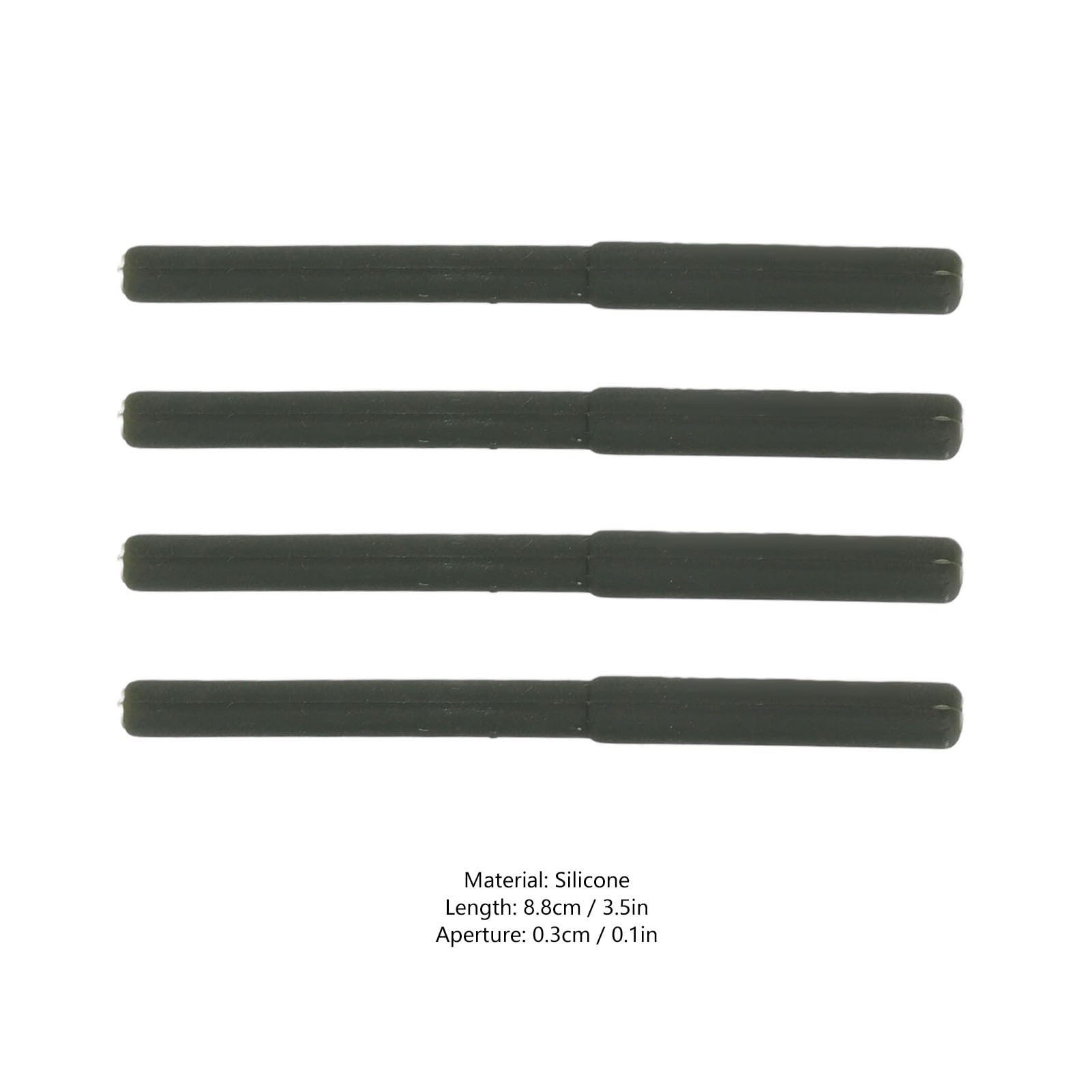 Aqur2020 spider stove leg protector army green close-up of silicone sleeve edge