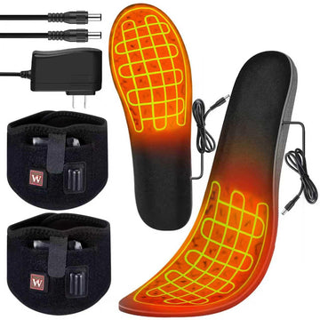 AQveriG heated insoles battery packs extend warmth for all-day outdoor use.