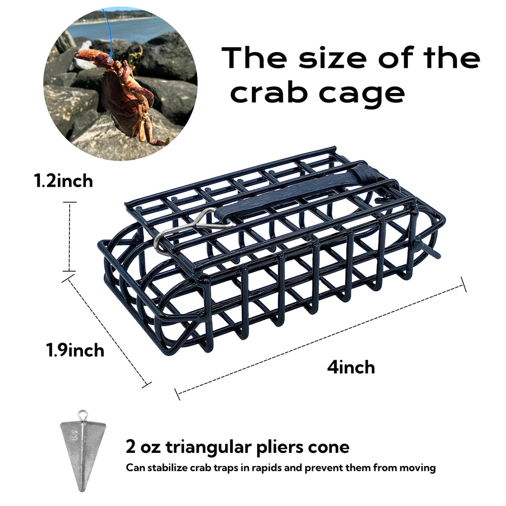 AQWXC glove and crab measuring ruler for safe handling and sizing.