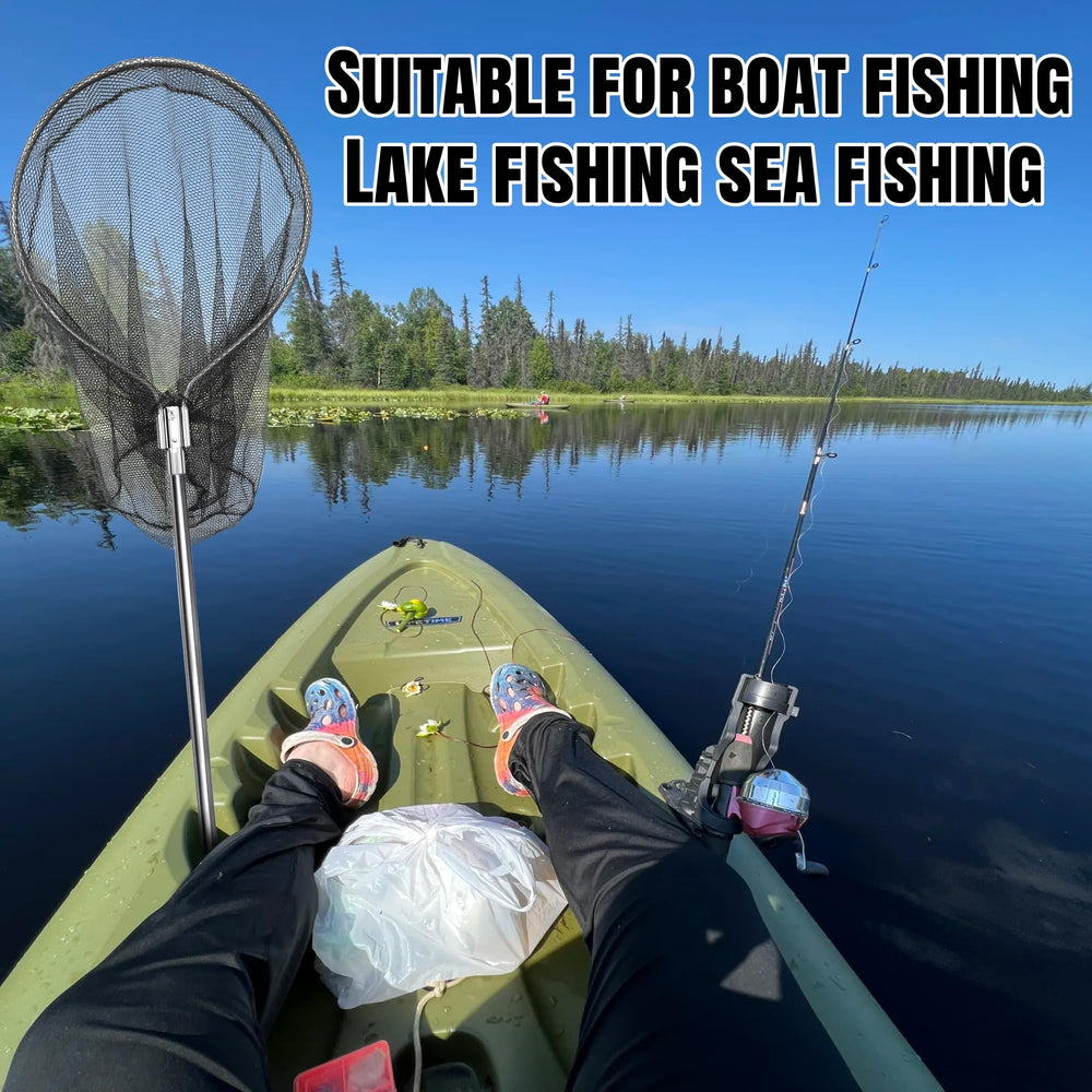 24 inch deep landing net for deeper water fish