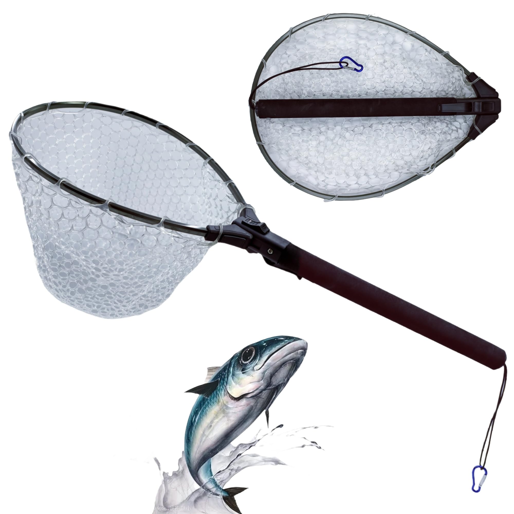 AQWXC floating-net-handle-grip shows an ergonomic EVA grip for secure handling.