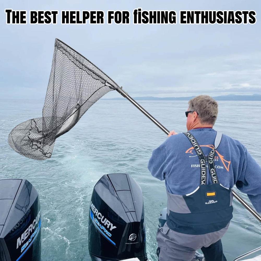 Telescoping aluminum handle extends from 67 to 100 inches