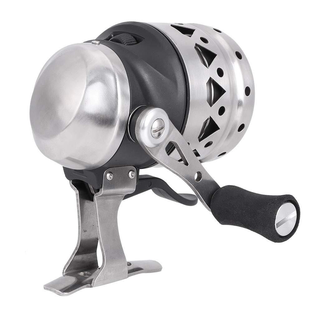 aqxreight archery reel front cover highlights durable design for versatile fishing sessions