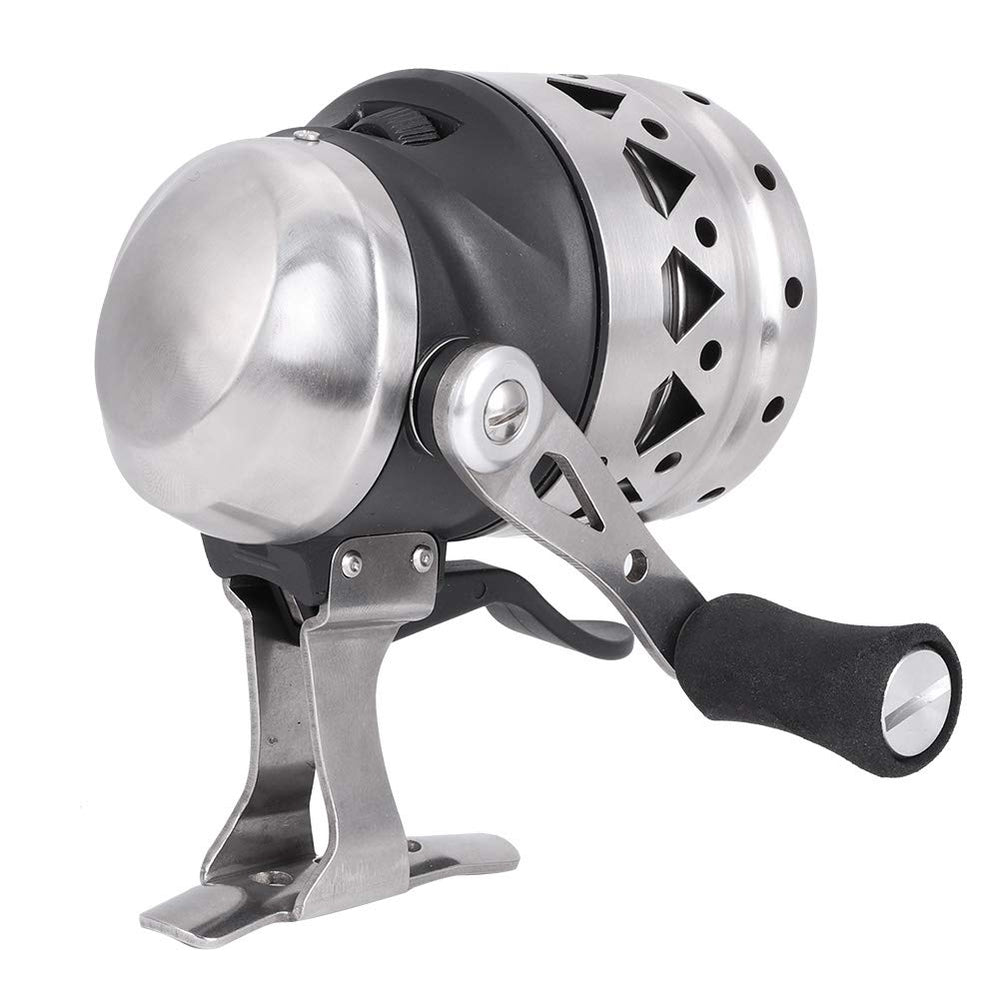 aqxreight archery reel front cover highlights durable design for versatile fishing sessions