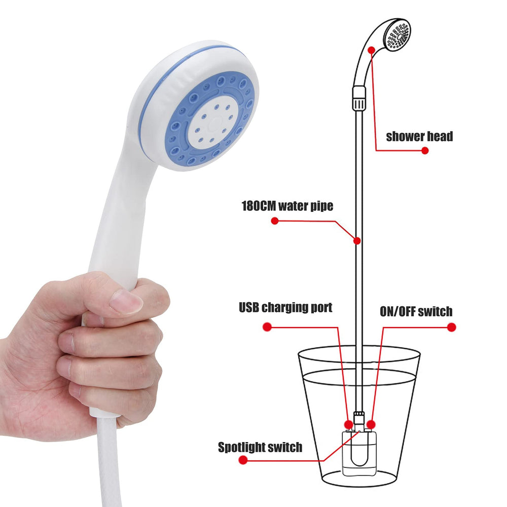 aqxreight led night shower light improves visibility at night.
