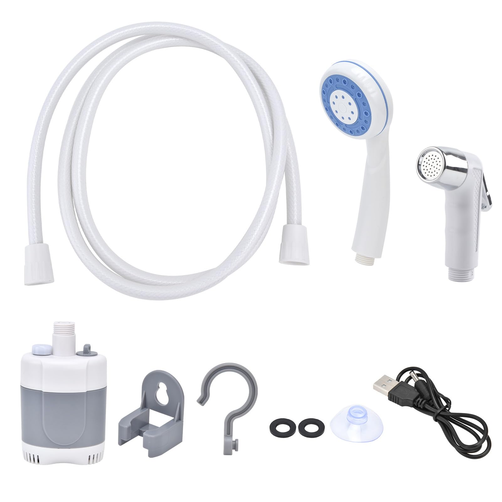 aqxreight portable outdoor shower compact and lightweight for backpacks