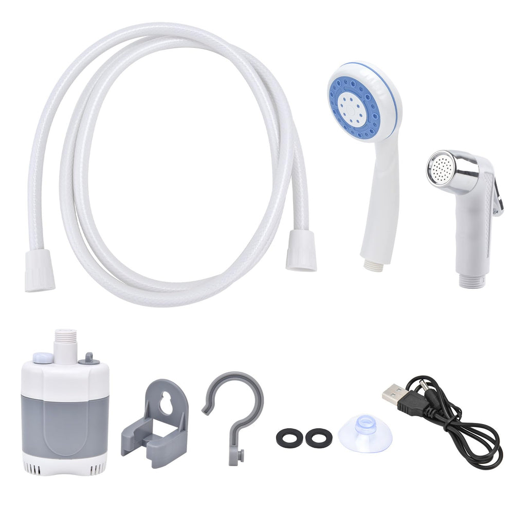 aqxreight portable outdoor shower compact and lightweight for backpacks