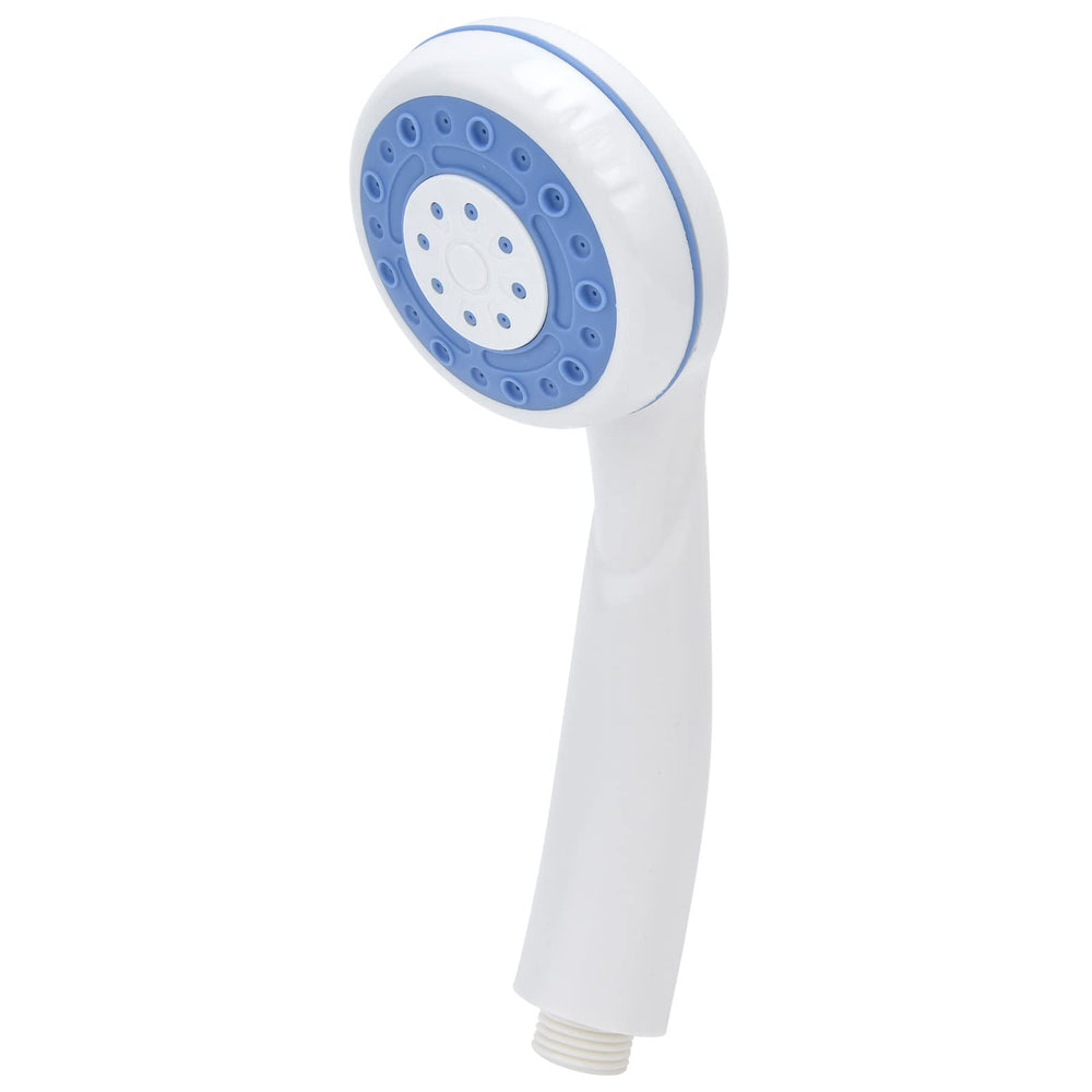 aqxreight portable outdoor shower side view with spray ready for quick rinses