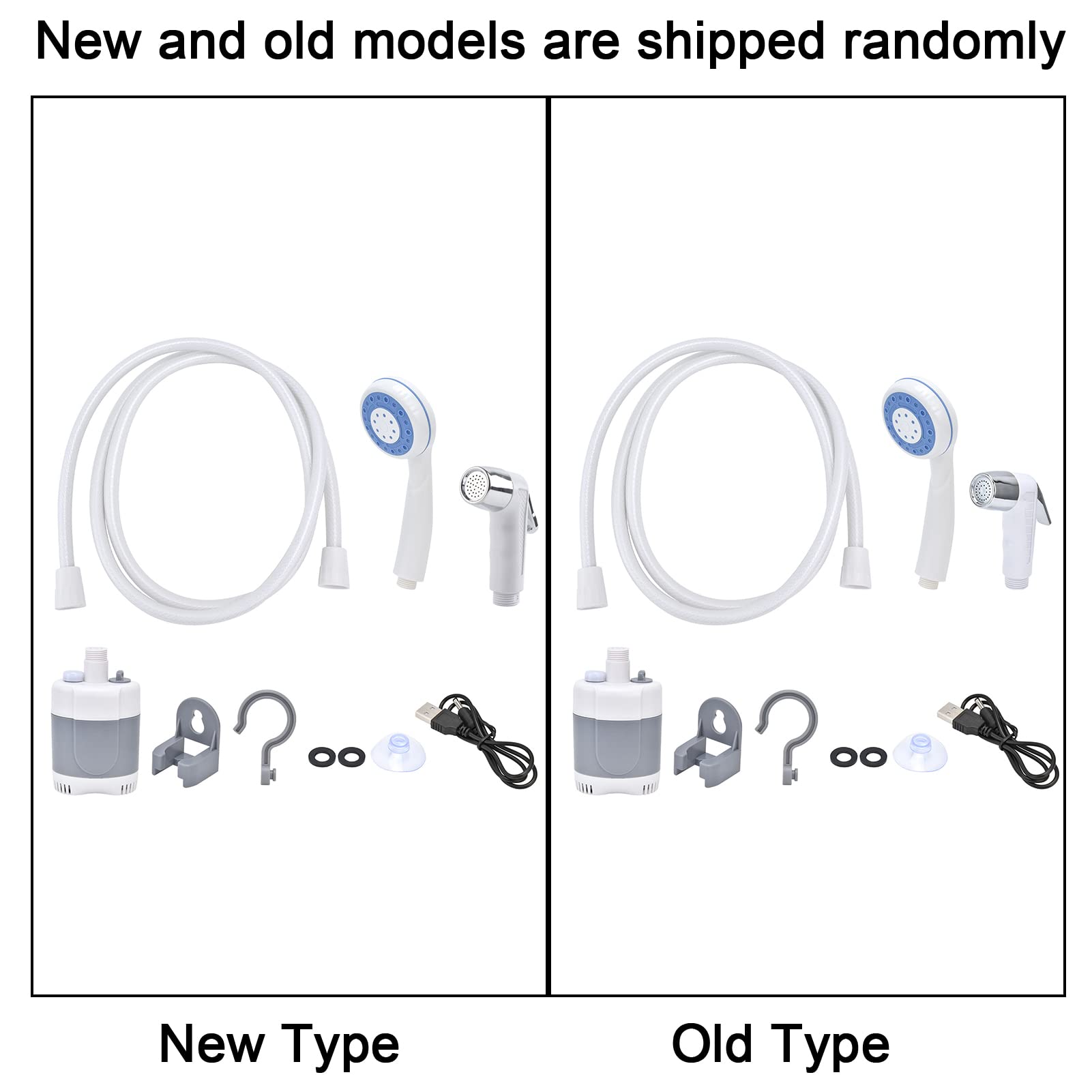 aqxreight portable outdoor shower USB charging port highlights convenient recharge on trips