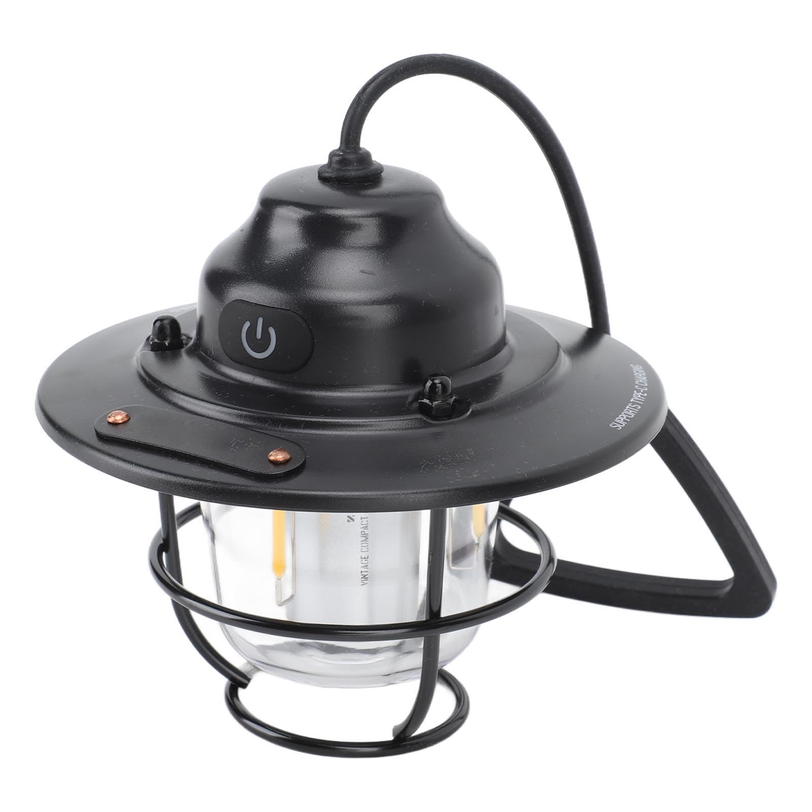 aqxreight pinecone-shaped lantern provides cozy ambient light for camping