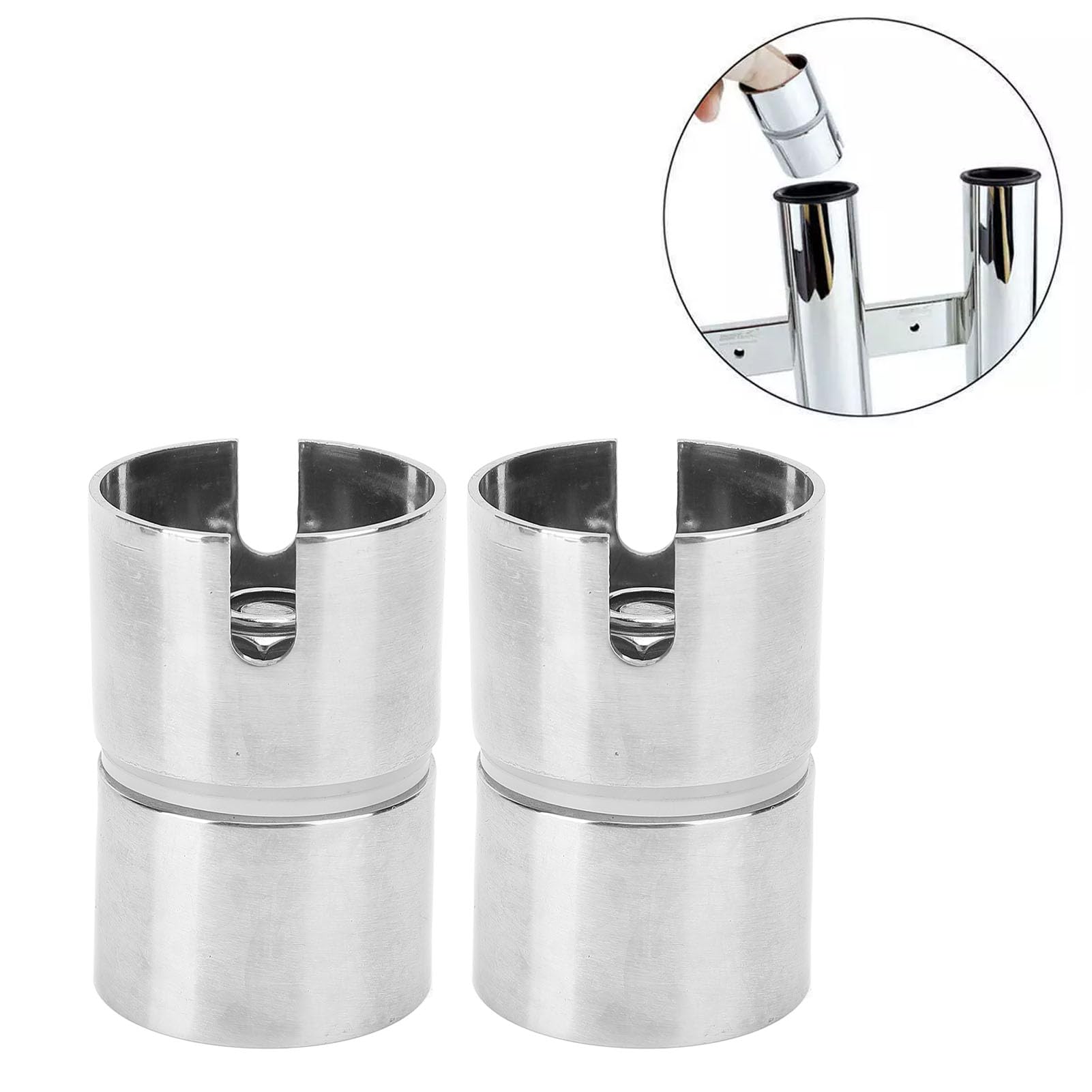 Aramox 304 stainless steel insert resists corrosion in marine settings.