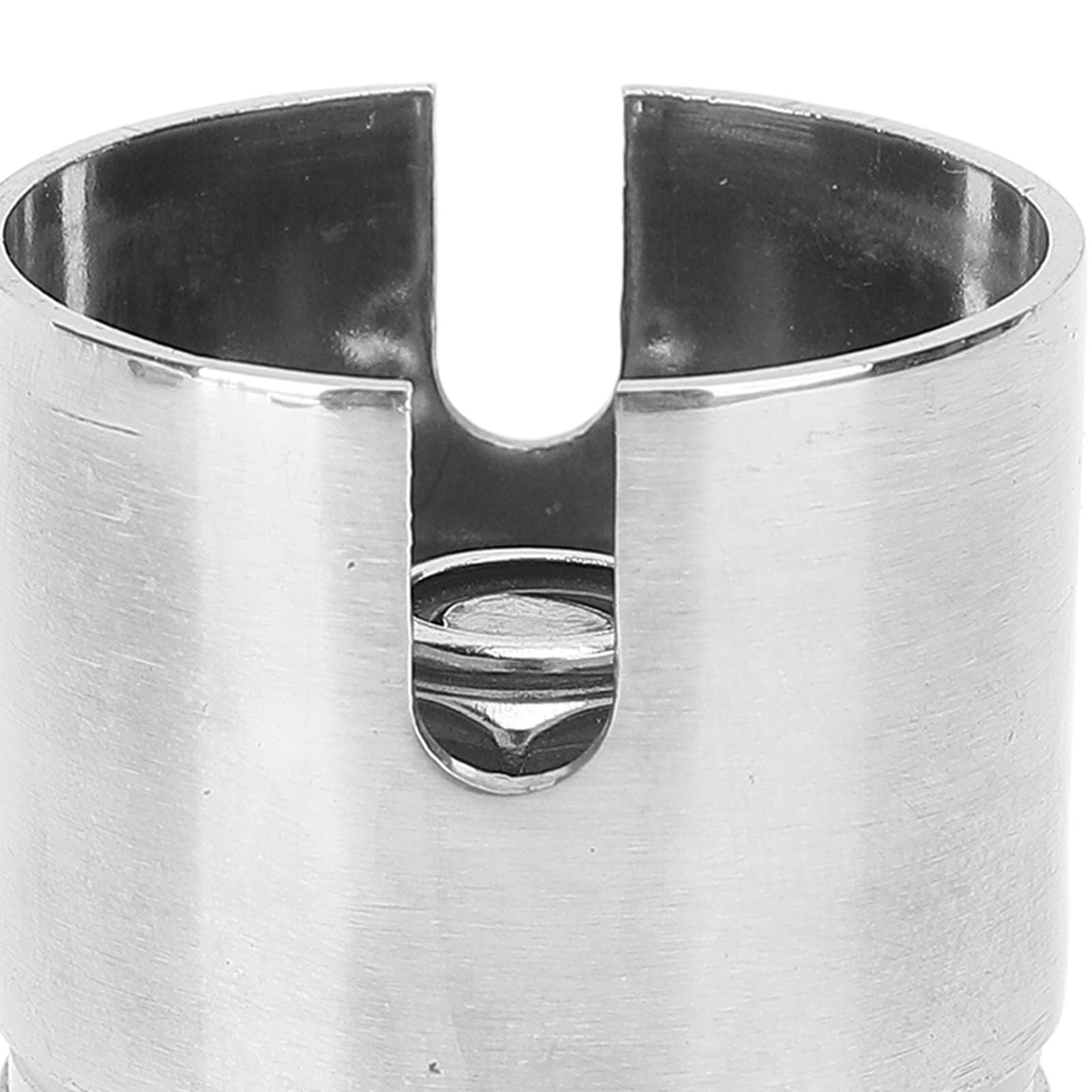 Drainage holes prevent water buildup in the rotating part.