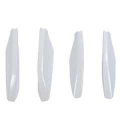 Aramox roof rack end cap four-pack in pearl white for a showroom-ready finish.