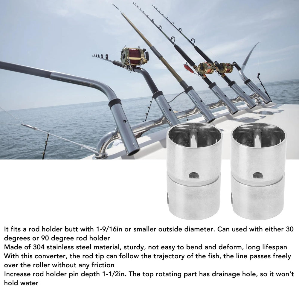 Two-piece pack for multiple rod holder setups.