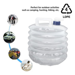 Aramox water storage jug in outdoor camping setup for versatile storage.