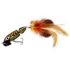 Arbogast Jointed Jitterbug 2.0 front view showing compact profile for topwater bites.