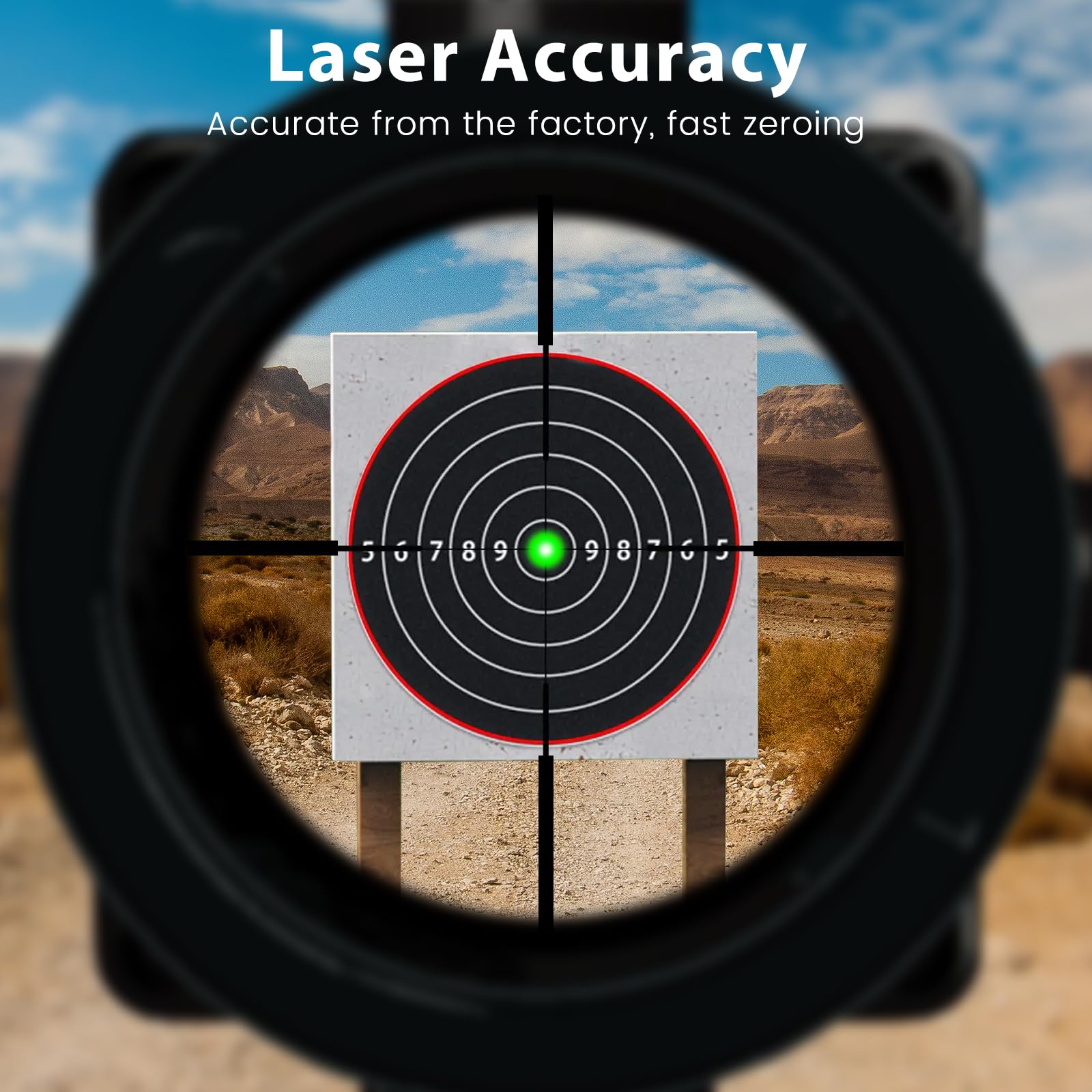 Class IIIA bore sight laser with max output under 5mW