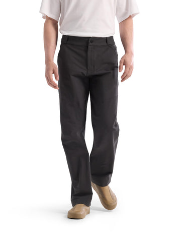 Arc'teryx Cronin Cotton Pant front view shows relaxed movement-friendly fit.