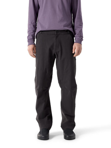 Arc'teryx Cronin Cotton Pant front view shows relaxed movement-friendly fit.
