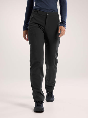 Arc'teryx Gamma MX Pant Women's sits well under a hipbelt during climbs