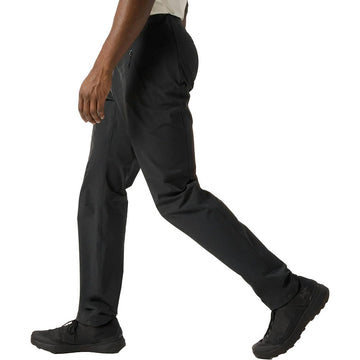 Arc'teryx Gamma Pant gusset detail enables unrestricted mobility on routes.