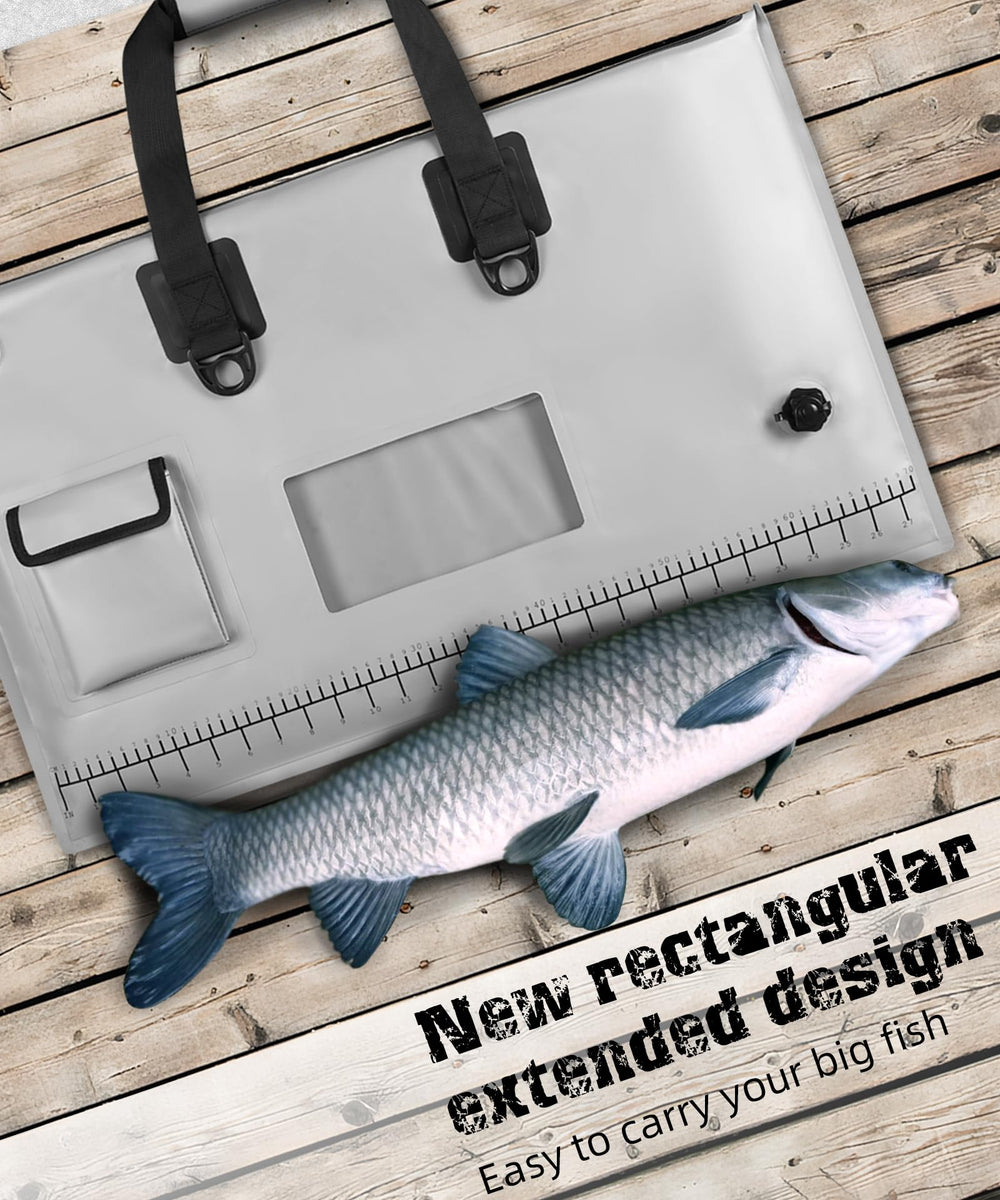 ARCFOX Live Fish Bag see-through window lets status check without opening.