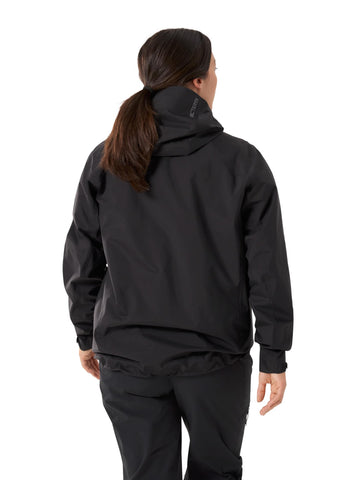 Arc'teryx Beta Jacket Women's GORE-C-KNIT backer close-up shows soft, breathable comfort.