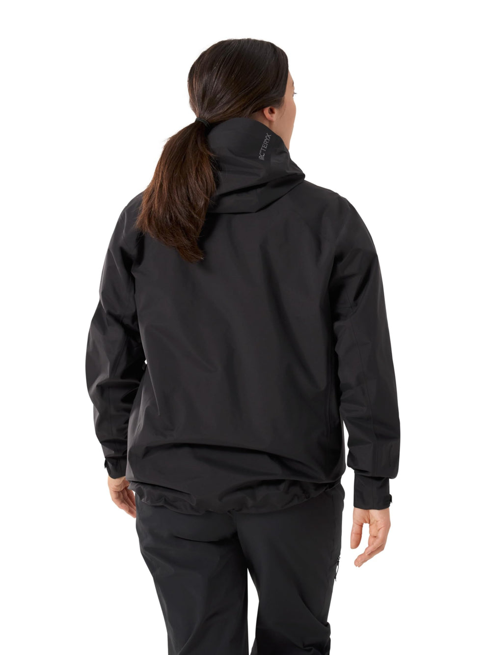 Arc'teryx Beta Jacket Women's GORE-C-KNIT backer close-up shows soft, breathable comfort.