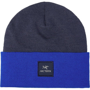 Arc'teryx Color Block Toque with color-block design offering midweight warmth for hiking.