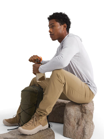 Arc'teryx Gamma Pant wind-resistant shell with DWR for exposed days
