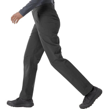 Arc'teryx Gamma Pant Women's high-rise waistband with drawcord ensures secure fit.
