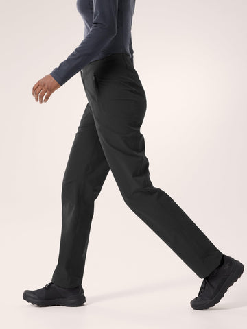 Arc'teryx Gamma Pant Women's mesh lower-leg panels improve ventilation and airflow.