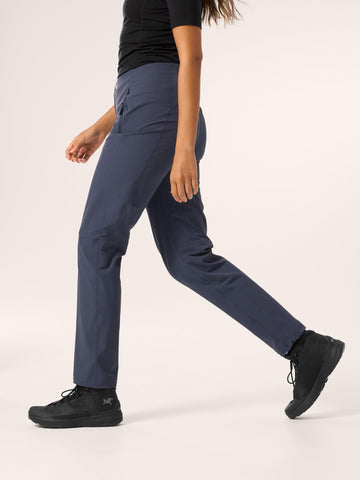 Arc'teryx Gamma Pant lower-leg mesh ventilation improves airflow during activity.