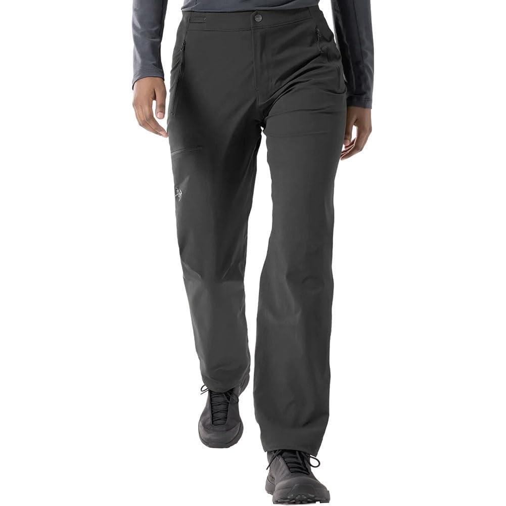Arc'teryx Gamma Pant Women's moisture-wicking finish speeds sweat evaporation during workouts.