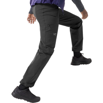 Arc'teryx Gamma Pant Women's softshell fabric resists weather while staying breathable.